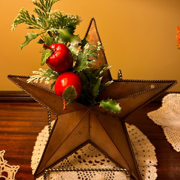 Copper Star Wall Pocket Country Farmhouse decor - Picture 10 of 10